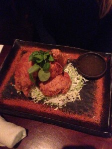 Fried Chicken "Blue Ribbon Style" with wasabi and honey dipping sauce ... until we meet again!